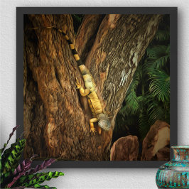 Bucerias Iguana 1069 Konsttryck Poster