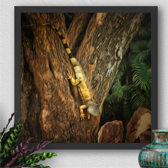 Bucerias Iguana 1069 Konsttryck Poster (Skapare uppladdad)