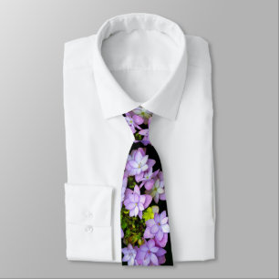Buch av många Petaled Lila blommor Slips