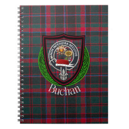Buchan Scottish Clan Tartan & Crest Anteckningsbok