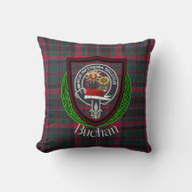 Buchan Scottish Klan Tartan Vapensköld