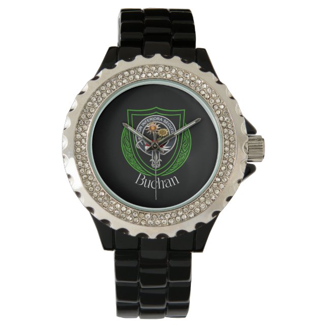 Buchan Scottish Klan Vapensköld Armbandsur (Framsida)