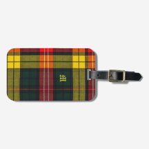 Buchanan Clan Plaid skotsk mönster monogram