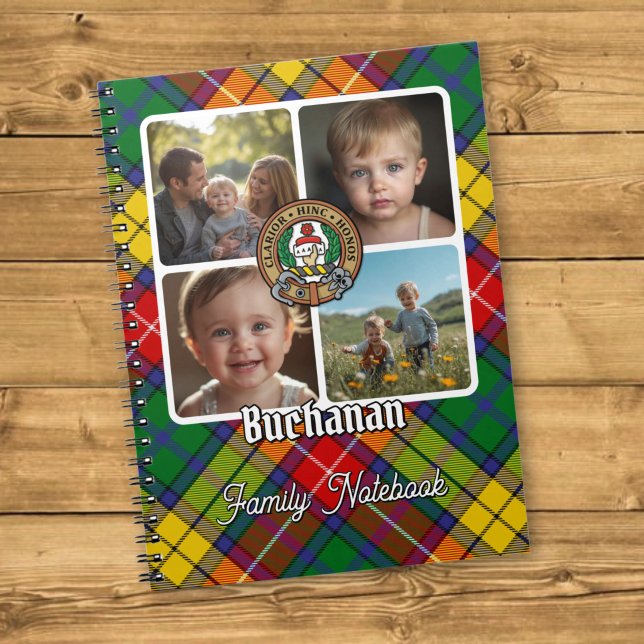 Buchanan Familj Foto Collage Anteckningsbok (Skapare uppladdad)