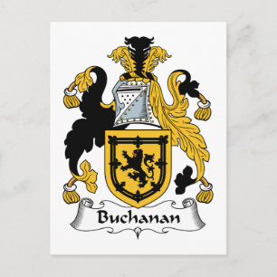 Buchanan familjevapen vykort