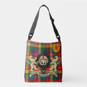 Buchanan Klan Badge & Tartan Crossbody Bag Axelväska
