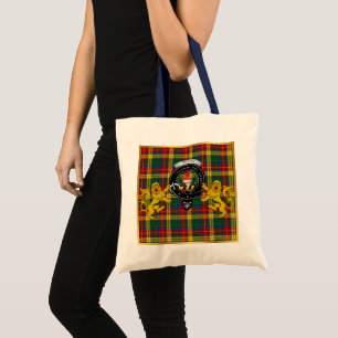 Buchanan Klan Badge Tartan Tote Tygkasse