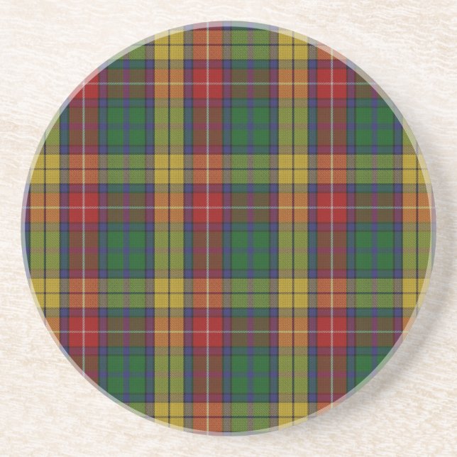 Buchanan Klan Family Tartan Underlägg (Framsidan)