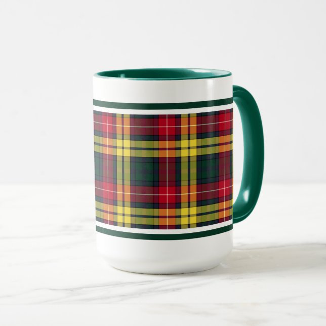Buchanan Klan Tartan Mugg (Framsida höger)