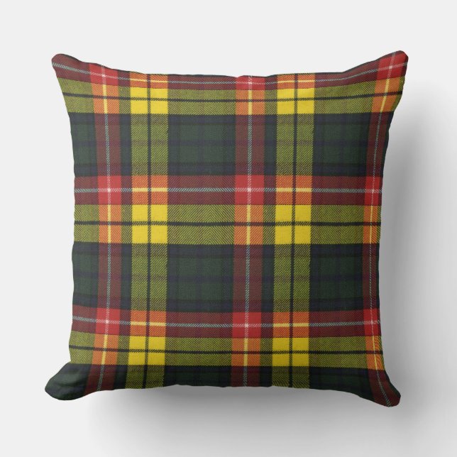 Buchanan Modern Original Scottish Tartan Kudde (Framsida)