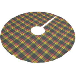 Buchanan Modern Scottish Tartan Julgransmatta Borstad Polyester