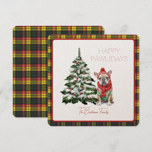 Buchanan Modern Tartan Lycklig Pawlidays Hund