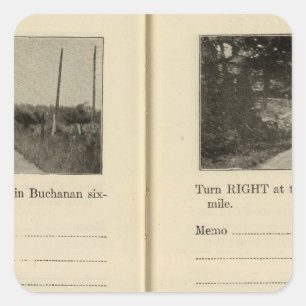Buchanan, New York Fyrkantigt Klistermärke