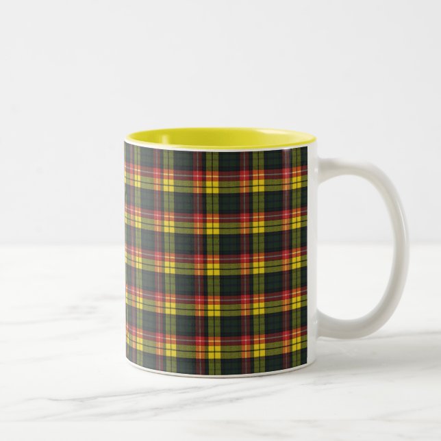 Buchanan Scottish Klan Tartan Två-Tonad Mugg (Höger)