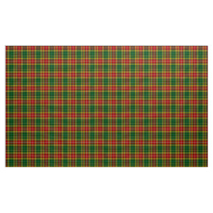 Buchanan Tartan Grönt Red Gult Play Fabric Tyg