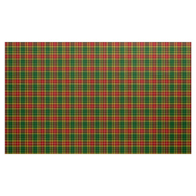 Buchanan Tartan Grönt Red Gult Play Fabric Tyg (Yard)