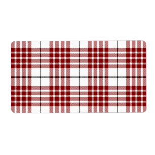 Buchanan tartan Red plaid Fraktsedel