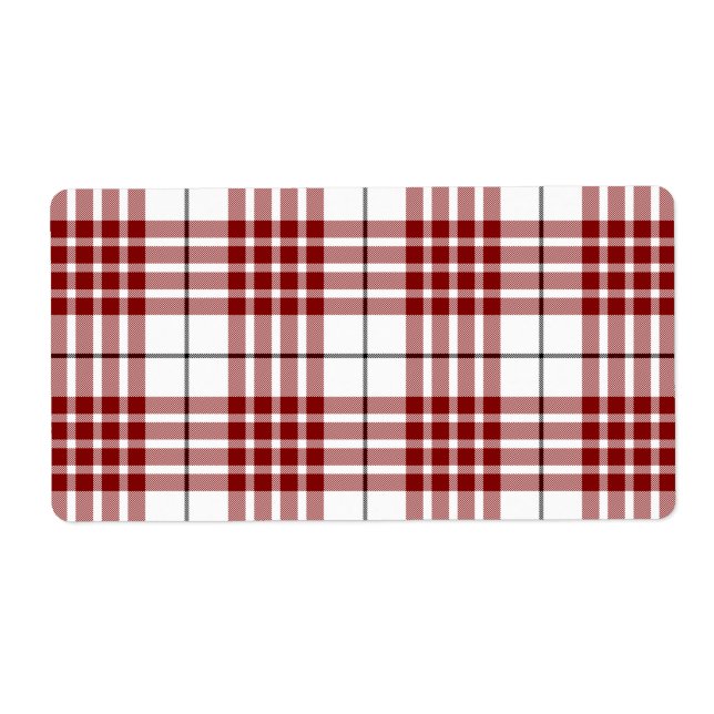 Buchanan tartan Red plaid Fraktsedel (Framsidan)