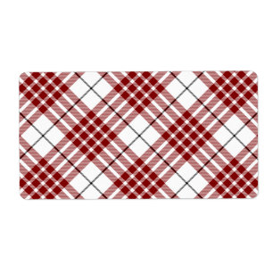 Buchanan tartan Red plaid Fraktsedel