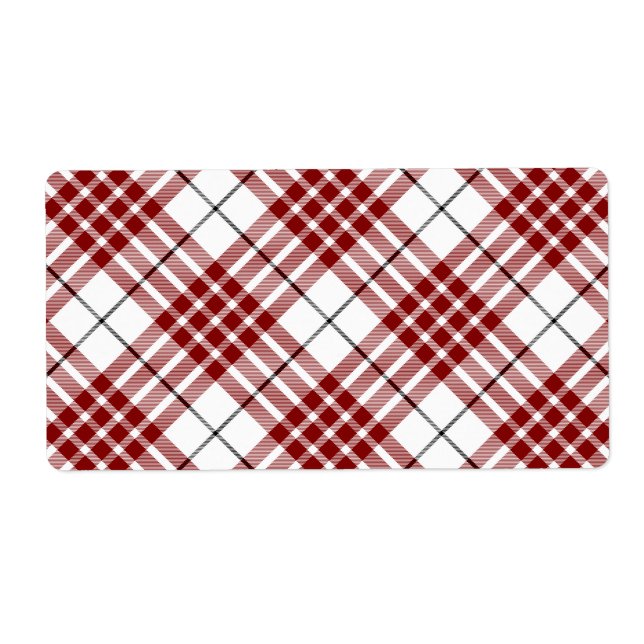 Buchanan tartan Red plaid Fraktsedel (Framsidan)