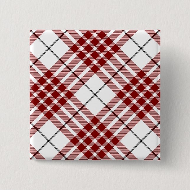 Buchanan tartan Red plaid Knapp (Framsida)