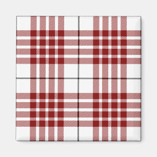 Buchanan tartan Red plaid Magnet