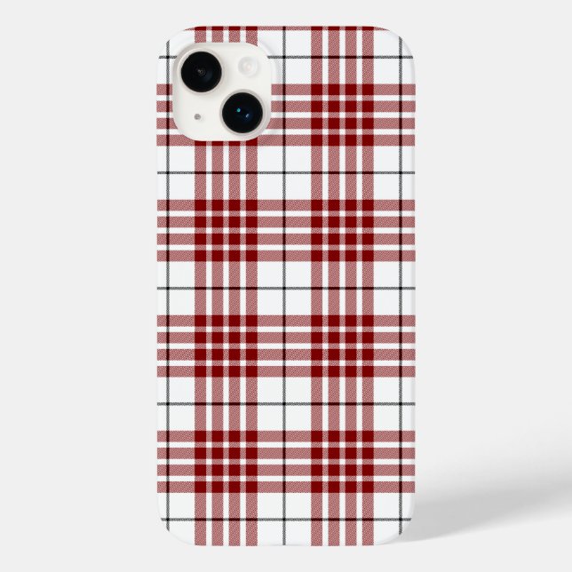Buchanan tartan röd vit rutig (Baksida)