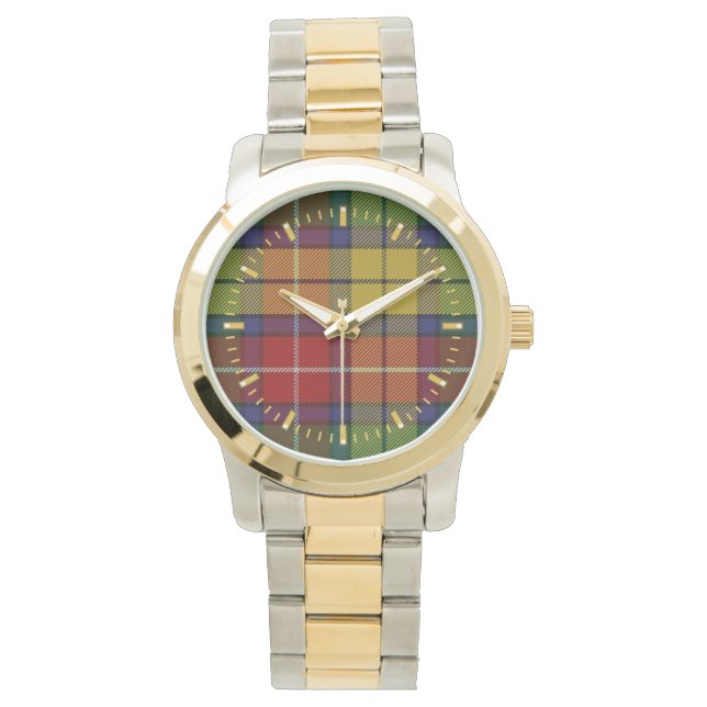 Buchanan Tartan Two-tone Watch Armbandsur (Framsida)