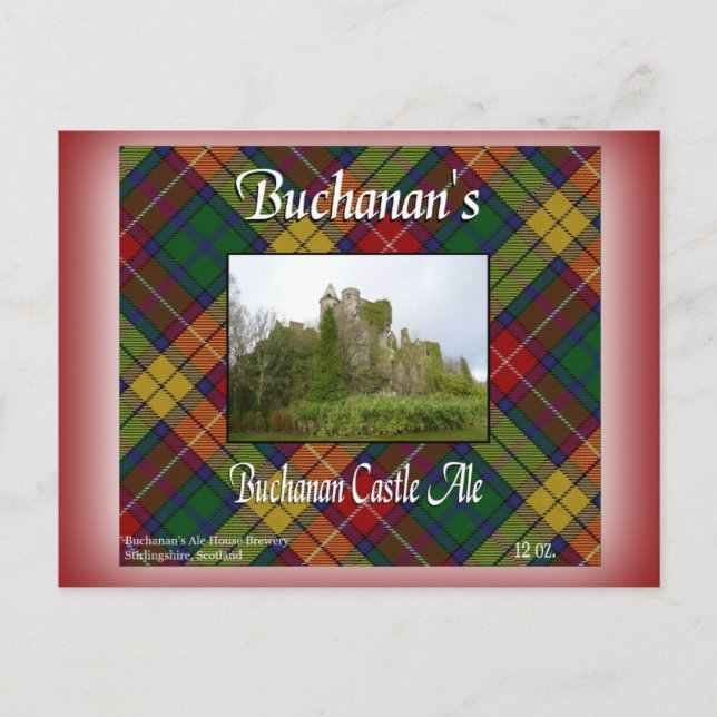 Buchanans Buchanan Castle Ale Vykort (Framsida)