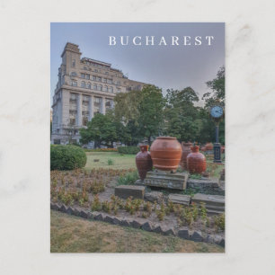 Bucharest Cismigiu Park vy utsiktspostkort Vykort
