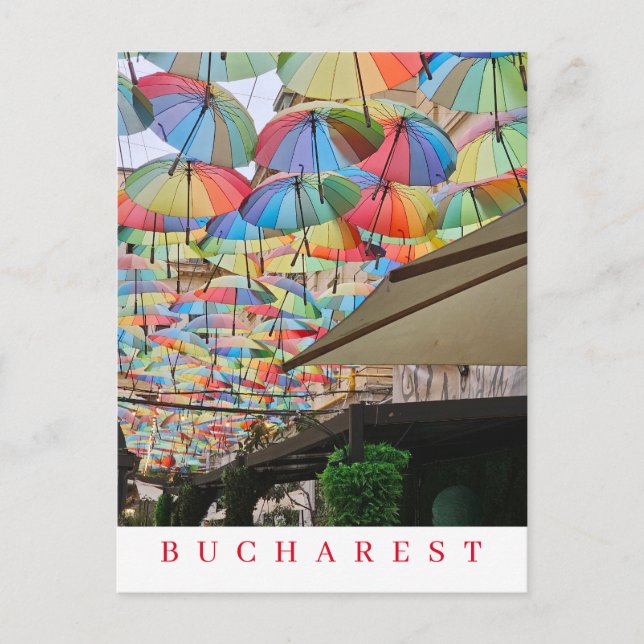 Bucharest Pasajul Victoria vy postkort Vykort (Framsida)