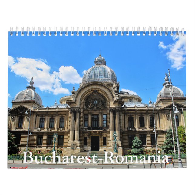 Bucharest-Romania Calendar Kalender (Omslag)