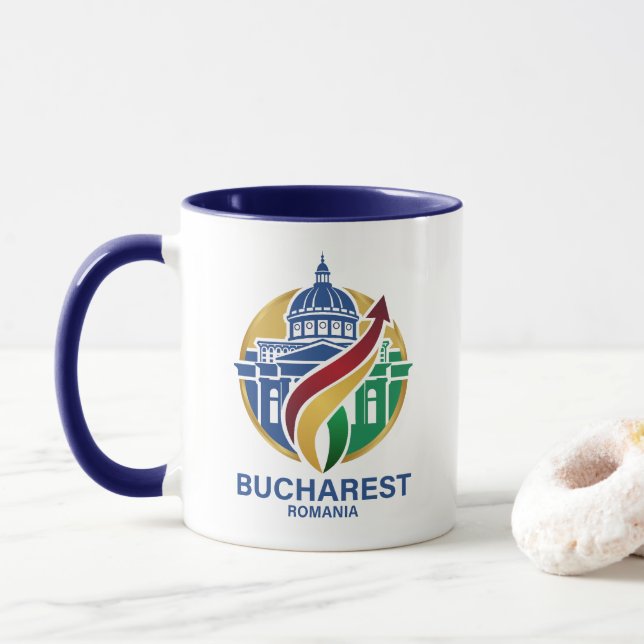 Bucharest Romania Eastern European Mugg (Med munk)