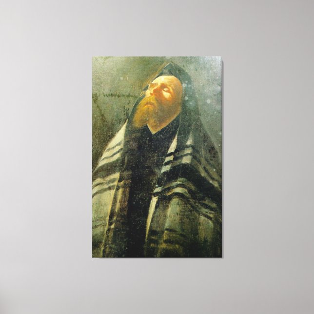 BUCHBINDER - RABBI PRAYING - WRAPPED CANVAS GIFTS (Framsida)