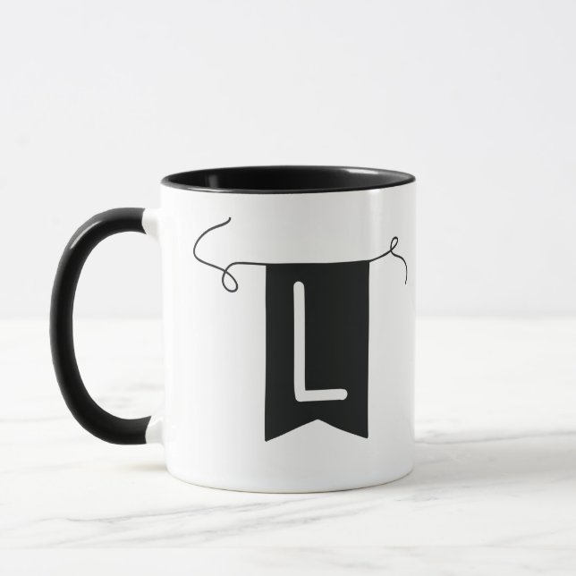 Buchstabe „L“ Becher  Mugg (Vänster)