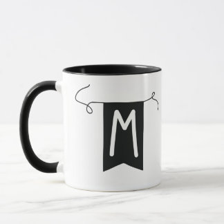 Buchstabe „M“ Becher  Mugg
