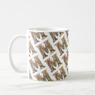 Buchstabe "M" Kaffemugg