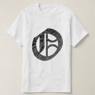 Buchstabe "O" im gotischen Stil T Shirt