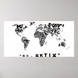 Buchstabenwelt Poster