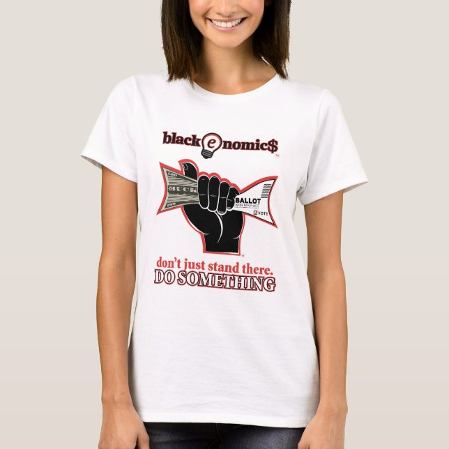 "Buck and Ballot" T-shirt för kvinnor (Framsida)