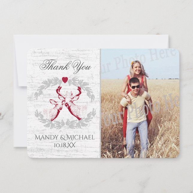 Buck and Doe Birch Photo Tack (Framsida)