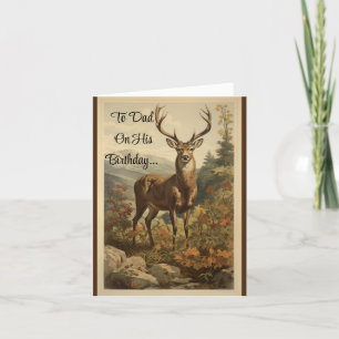 Buck Birthday Card Eor Pappa Kort