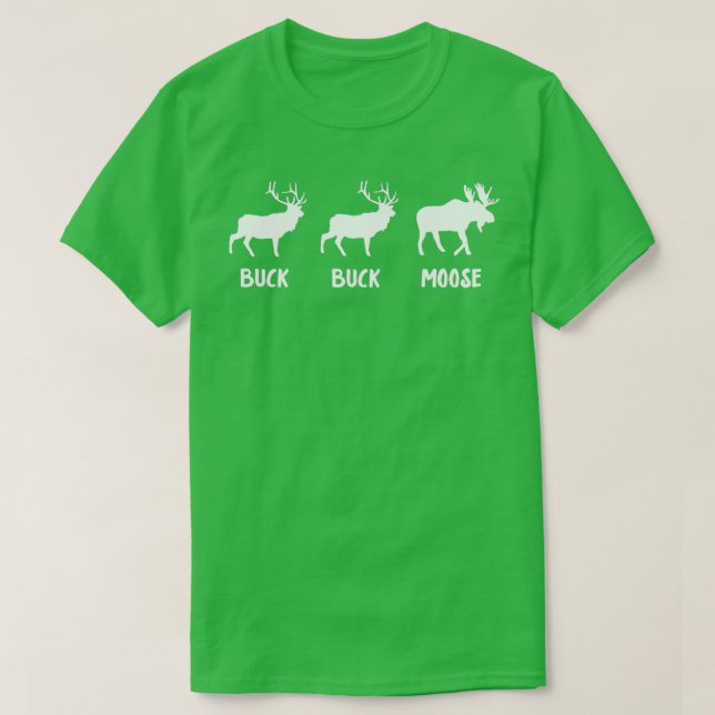 Buck Buck Moose Funny Moose T Shirt (Design framsida)