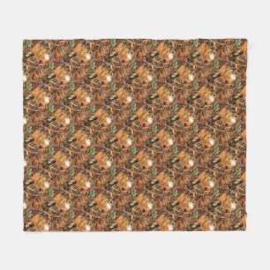 Buck Camouflage White Svan Hjort Fleecefilt