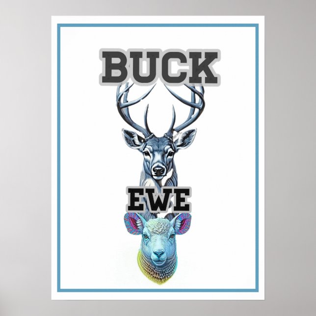 BUCK EWE  POSTER (Framsidan)