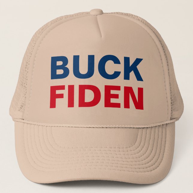 Buck Fiden tryckt på Truckerkeps (Framsida)