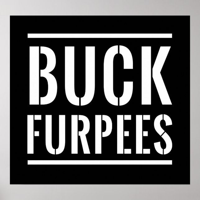 Buck Furpees Poster (Framsidan)