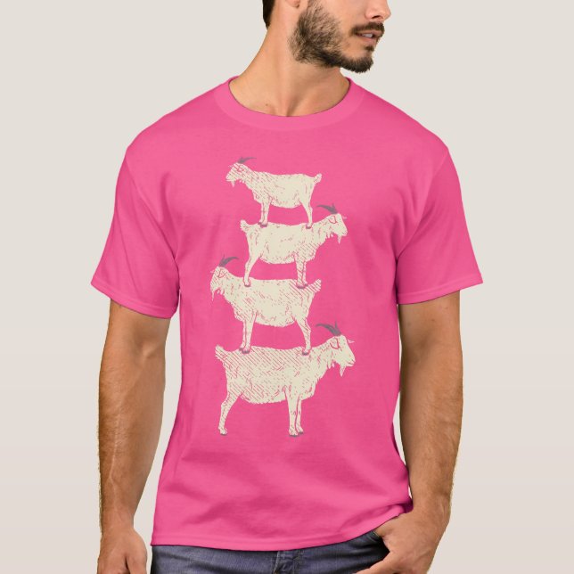 Buck Goat Goat Breeder Goat T Shirt (Framsida)