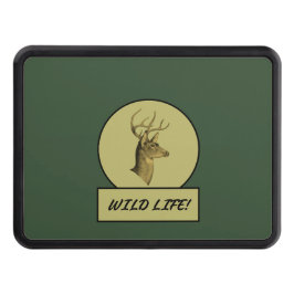 Buck Head Mörk grönt Lastbil Hitch Cover Dragkroksskydd