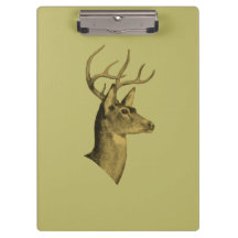 Buck Head Mörk Khaki Clipboard